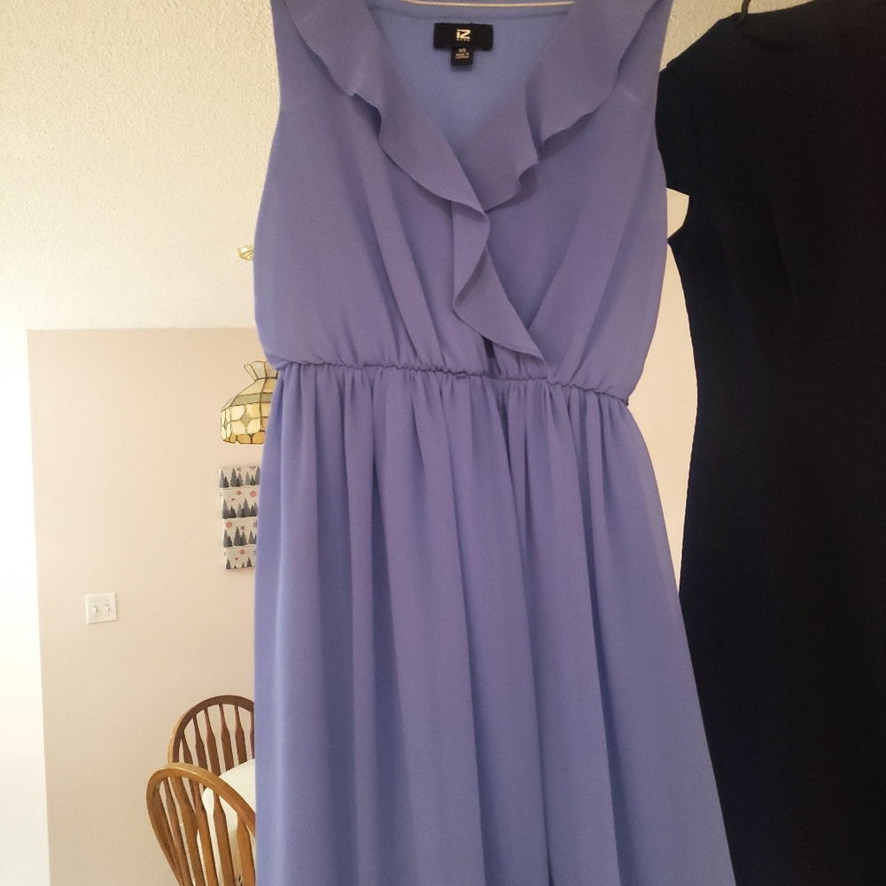 IZ byer periwinkle skater dress